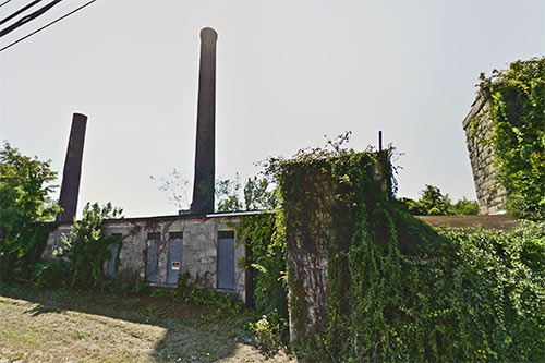Photo of Baltic Mills site.